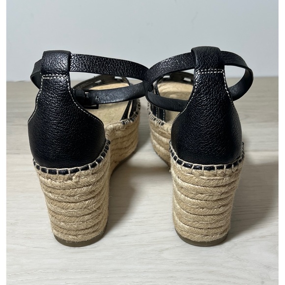 TORY BURCH INES MULTI-STRAP ESPADRILLE
WEDGE SANDAL Sz 8.5 - Picture 8 of 11